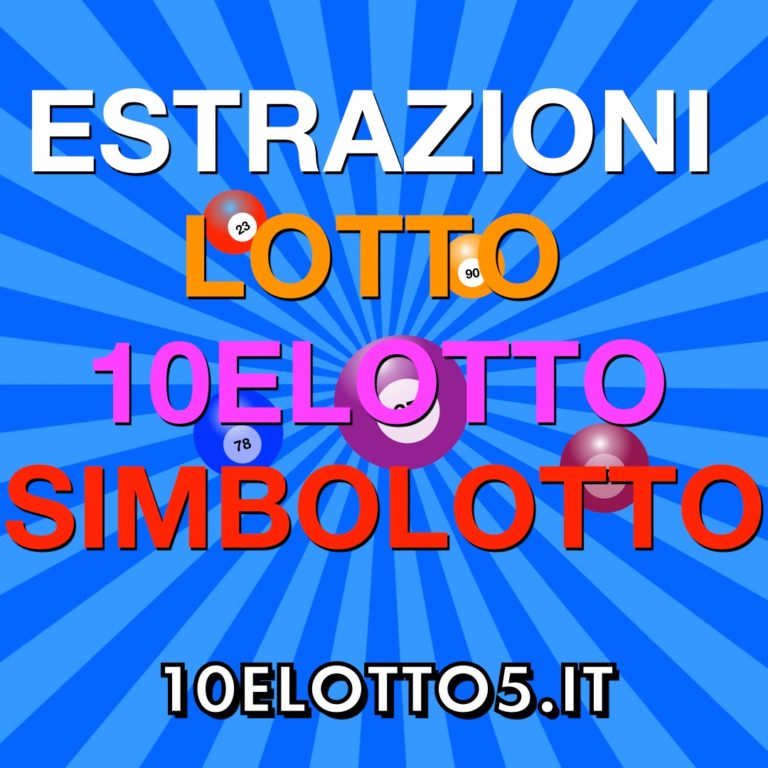 10elotto , Lotto E Simbolotto Estrazioni Del 19 Dicembre 2019 ...